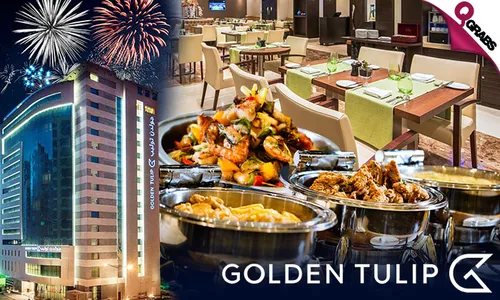 December Holiday Lunch or Dinner & New Year’s Seafood Buffet at Golden Tulip Doha!